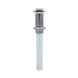 Mountain Plumbing - EZ-CLICKE Soft Touch Round Lavatory Drain - without Overflow - White