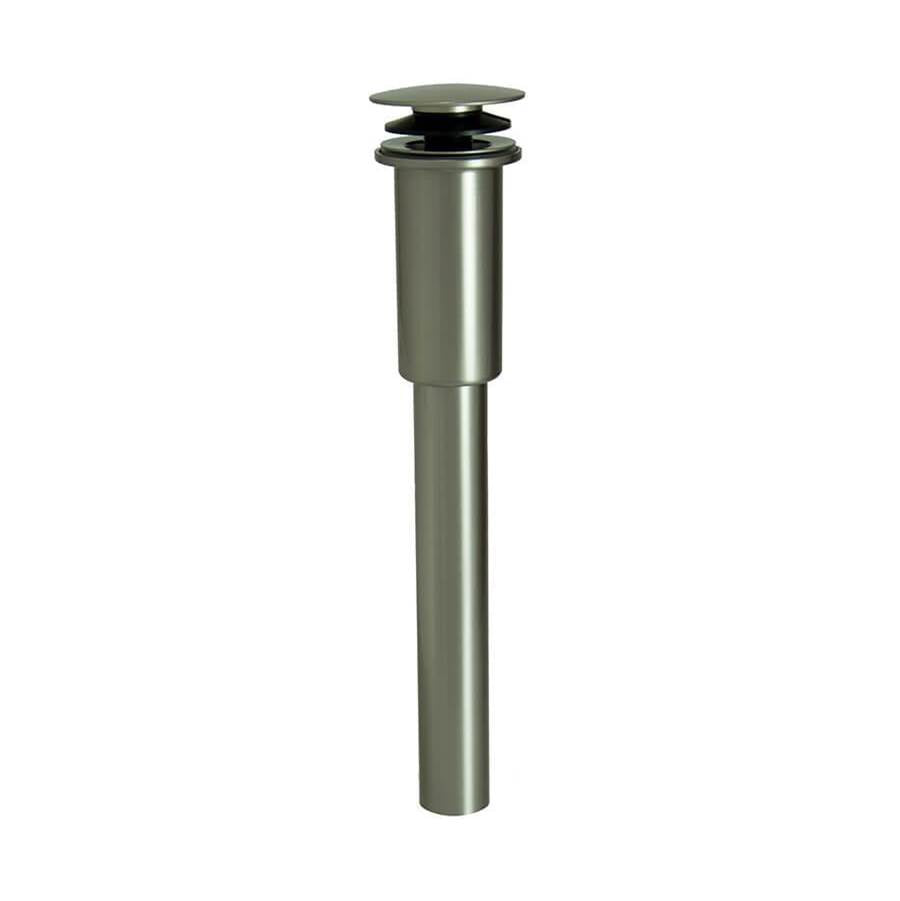 Mountain Plumbing - Dome Style Round Lavatory Drain - without Overflow & EZ-CLICKE Soft Touch Dome - Black Nickel