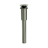 Mountain Plumbing - Dome Style Round Lavatory Drain - without Overflow & EZ-CLICKE Soft Touch Dome - Black Nickel