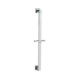 Mountain Plumbing - Wall Mounted Shower Rail with Bottom Outlet Integral Waterway 1/4 Rectangular - Brushed Nickel