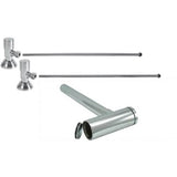 Mountain Plumbing - Lavatory Supply Kit - Contemporary Round Handle with 1/4 Turn Ceramic Disc Cartridge Valve (MT6004-NL) - Angle, Round Bottle Trap - Weathered Copper