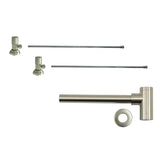Mountain Plumbing - Lavatory Supply Kit - Contemporary Round Handle with 1/4 Turn Ceramic Disc Cartridge Valve (MT6004-NL) - Angle, Round Bottle Trap - English Bronze