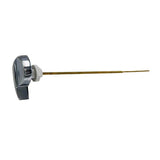 Mountain Plumbing - Side Mount Toilet Tank Lever - TOTO ''Ultramax'', ''Carolina'', ''Carlyle'', ''Supreme'' - Brushed Stainless Steel