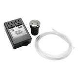 Mountain Plumbing - Round eClassic- Waste Disposer Air Switch with Direct Plug-In - Polished Chrome