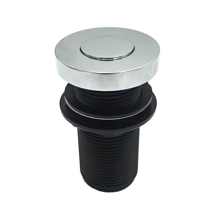 Mountain Plumbing - Round Replacement eDeluxe- Flush Waste Disposer Air Switch Button - Tuscan Brass