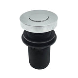 Mountain Plumbing - Round Replacement eDeluxe- Flush Waste Disposer Air Switch Button - Tuscan Brass