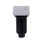 Mountain Plumbing - Square Replacement eDeluxe- Flush Waste Disposer Air Switch Button - Venetian Bronze