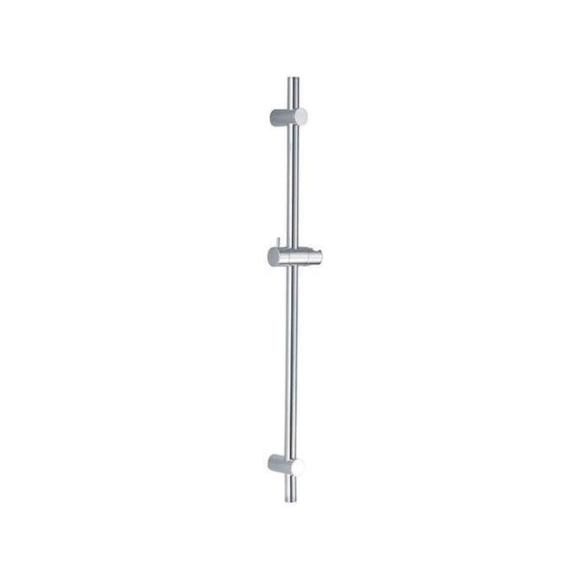 Mountain Plumbing - Wall Mounted Shower Rail with Bottom Outlet Integral Waterway 1/4 Round - Brushed Nickel