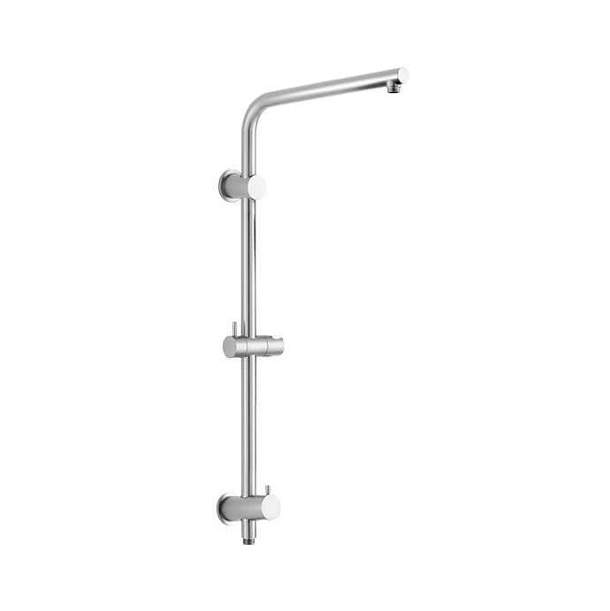 Mountain Plumbing - Rain Rail Plus 1/4 Wall Mounted Shower Rail with Bottom Outlet Integral Waterway and Diverter (Standard) - Venetian Bronze