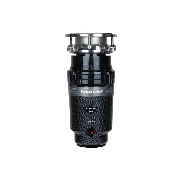 Mountain Plumbing - Perfect Grind STEALTH 580 Waste Disposer - Continuous Feed 3-Bolt Mount 5/8 HP