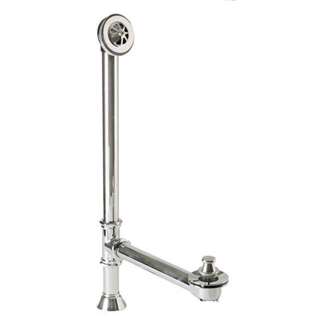 Mountain Plumbing - Clawfoot Style Bath Waste & Overflow with Lift & Turn Trim Kit (Brass Body) - Venetian Bronze