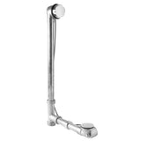 Mountain Plumbing - Brass Body Cable Operated Bath Waste & Overflow Drain with Rigid Overflow Neck for 22'' Tub - Weathered Copper