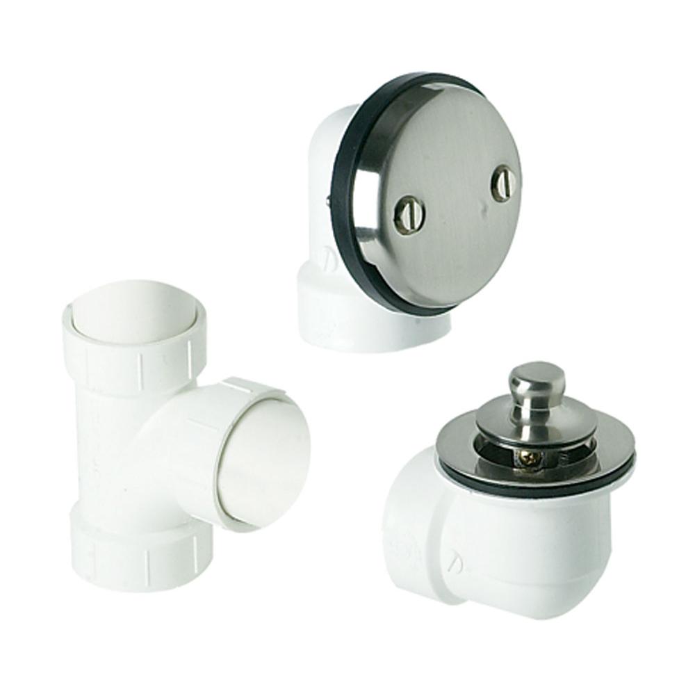 Mountain Plumbing - ABS Plumber's Half Kit with Economy Lift & Turn Trim (Two Hole Face Plate) - Weathered Copper