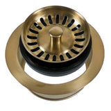 Mountain Plumbing - Classic 1/4 Complete Stopper & Strainer Unit Waste Disposer Trim - Weathered Copper