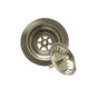 Mountain Plumbing - Classic 1/4 3-1/2'' Deluxe Stemball Kitchen Sink Strainer - White