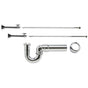 Mountain Plumbing - Lavatory Supply Kit - Brass Oval Handle with 1/4 Turn Ball Valve (MT317-NL) - Straight Sweat, Massachusetts P-Trap - Venetian Bronze