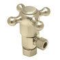 Mountain Plumbing - Brass Cross Handle with 1/4 Turn Ceramic Disc Cartridge Valve - Lead Free - Angle (1/2'' Compression) - Weathered Copper