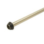 Mountain Plumbing - Bull Nose Supply Tube For Lavatory - 30'' with Metal End Piece - Weathered Copper