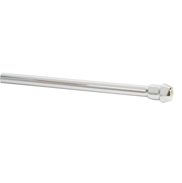 Mountain Plumbing - Bull Nose Supply Tube For Lavatory - 20'' with Metal End Piece - White