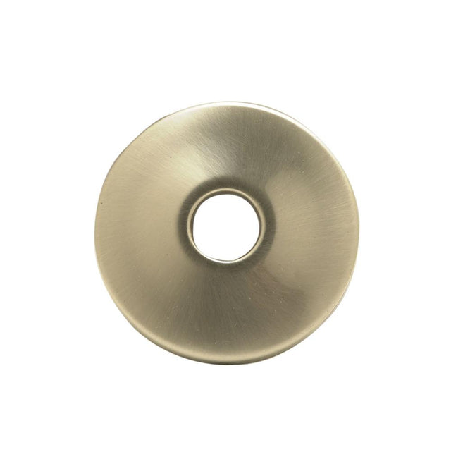 Mountain Plumbing - Flat Sure Grip Brass Flange - Low Pattern - Use with 5/8'' O.D. - White