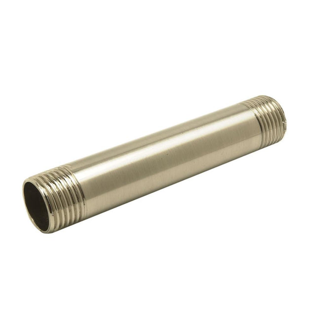 Mountain Plumbing - 4'' Pipe Nipple - Lead Free, All Brass - 1/2'' IPS - White