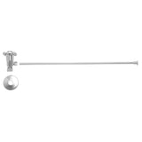 Mountain Plumbing - Toilet Supply Kit - Brass Cross Handle with 1/4 Turn Ceramic Disc Cartridge Valve (MT4003X-NL) - Angle, Flat Head Riser - Weathered Copper
