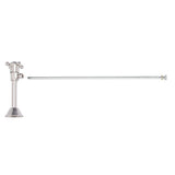 Mountain Plumbing - Toilet Supply Kit - Brass Cross Handle 1/4 Turn Ceramic Disc Cartridge Valve (MT416X-NL) - Angle Sweat, Flat Head Riser - Venetian Bronze