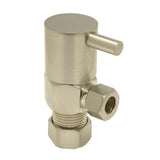 Mountain Plumbing - Contemporary Lever Handle with 1/4 Turn Ceramic Disc Cartridge Valve - Lead Free - Angle (1/2'' Compression) - White