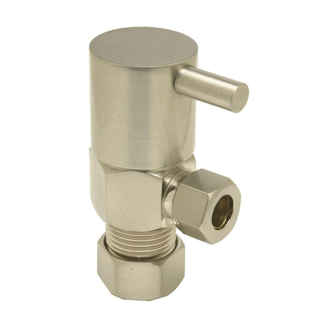 Mountain Plumbing - Contemporary Lever Handle with 1/4 Turn Ceramic Disc Cartridge Valve - Lead Free - Angle (1/2'' Compression) - White