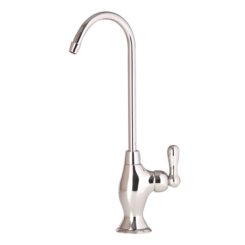 Mountain Plumbing - Point-of-Use Drinking Faucet with Teardrop Base & Side Handle - White