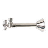 Mountain Plumbing - Brass Cross Handle with 1/4 Turn Ball Valve - Lead Free - Angle Sweat - Venetian Bronze