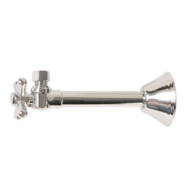 Mountain Plumbing - Brass Cross Handle with 1/4 Turn Ball Valve - Lead Free - Angle Sweat - Venetian Bronze