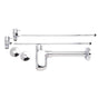 Mountain Plumbing - Lavatory Supply Kit - Contemporary Lever Handle with 1/4 Turn Ceramic Disc Cartridge Valve (MT5003L-NL) - Angle, Bottle Trap - Venetian Bronze