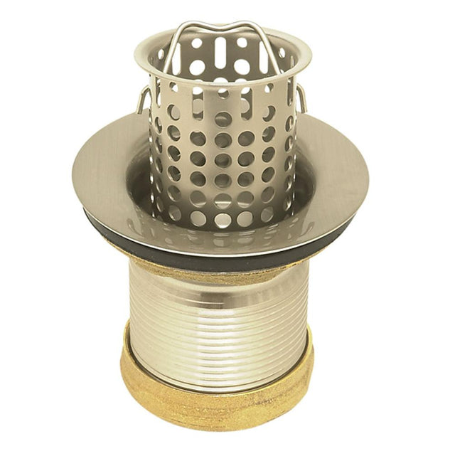 Mountain Plumbing - 2-1/2'' Brass Bar/Prep Strainer with Lift-Out Basket - Weathered Copper