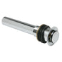 Mountain Plumbing - EZ-CLICKE Soft Touch Round Lavatory Drain - without Overflow - Weathered Copper