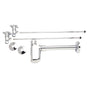 Mountain Plumbing - Lavatory Supply Kit - Brass Cross Handle with 1/4 Turn Ceramic Disc Cartridge Valve (MT4003X-NL) - Angle, Bottle Trap - Weathered Copper