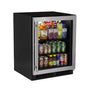 Marvel - 24'' Marvel Low Profile Built-In All Refrigerator, Solid Stainless Steel Door With Lock, Reversible Hinge