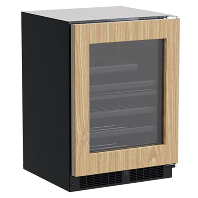 Marvel - 24'' Marvel Dual Zone Wine And Beverage Center, Panel Ready, Glass Door, Reversible Door
