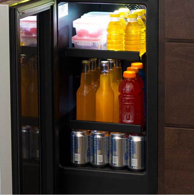 15'' Marvel Beverage Center, Stainless Steel, Glass Door, Reversible Door