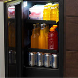 15'' Marvel Beverage Center, Stainless Steel, Glass Door, Reversible Door