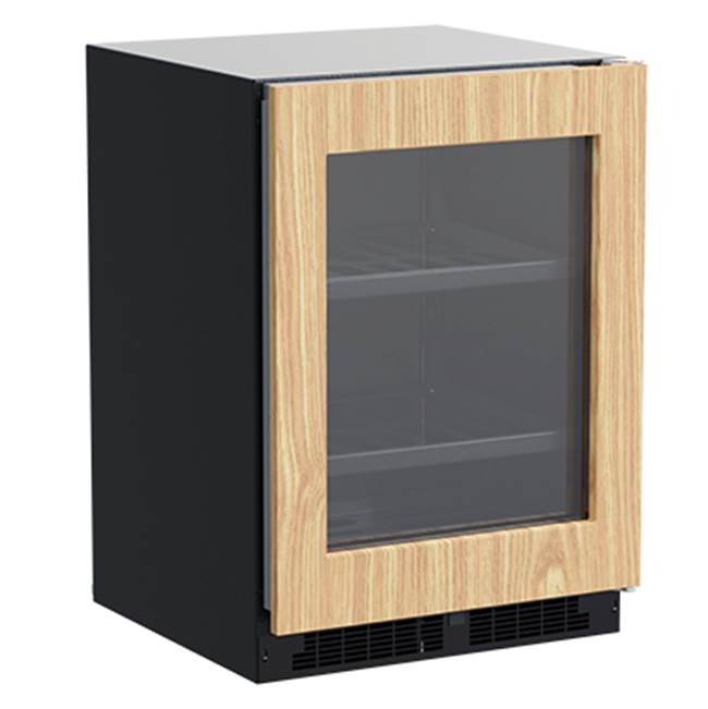 Marvel - 24'' Marvel Beverage Center With Convertible Shelves, Panel Ready, Glass Door, Reversible Door
