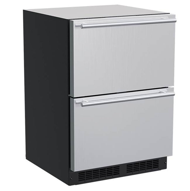 Marvel - 24'' Marvel Refrigerated Drawers, Stainless Steel, Solid Drawers