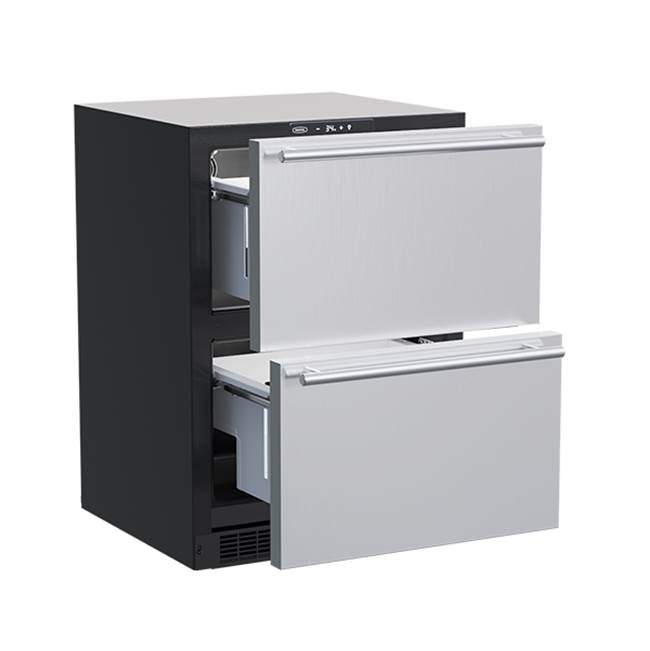 24'' Marvel Refrigerated Drawers, Stainless Steel, Solid Drawers