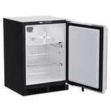 24'' Marvel Freezer, Stainless Steel, Solid Door, Reversible Door