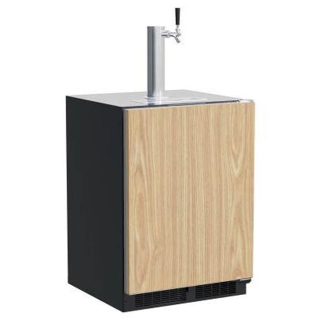 Marvel - 24'' Dispenser, Single Beer & Beverage Tap, Panel Ready, Solid Door, Reversible Door