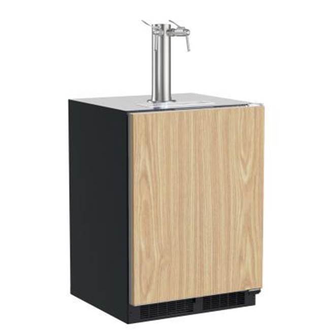Marvel - 24'' Dispenser, Twin Wine & Beverage Tap, Panel Ready, Solid Door, Reversible Door