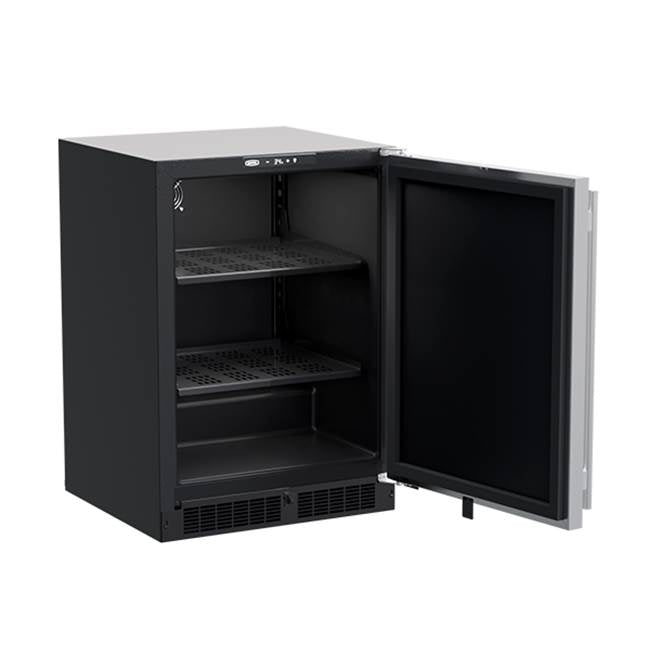 24'' Marvel Refrigerator, Stainless, Solid Door, Reversible Door