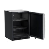 24'' Marvel Refrigerator, Stainless, Solid Door, Reversible Door