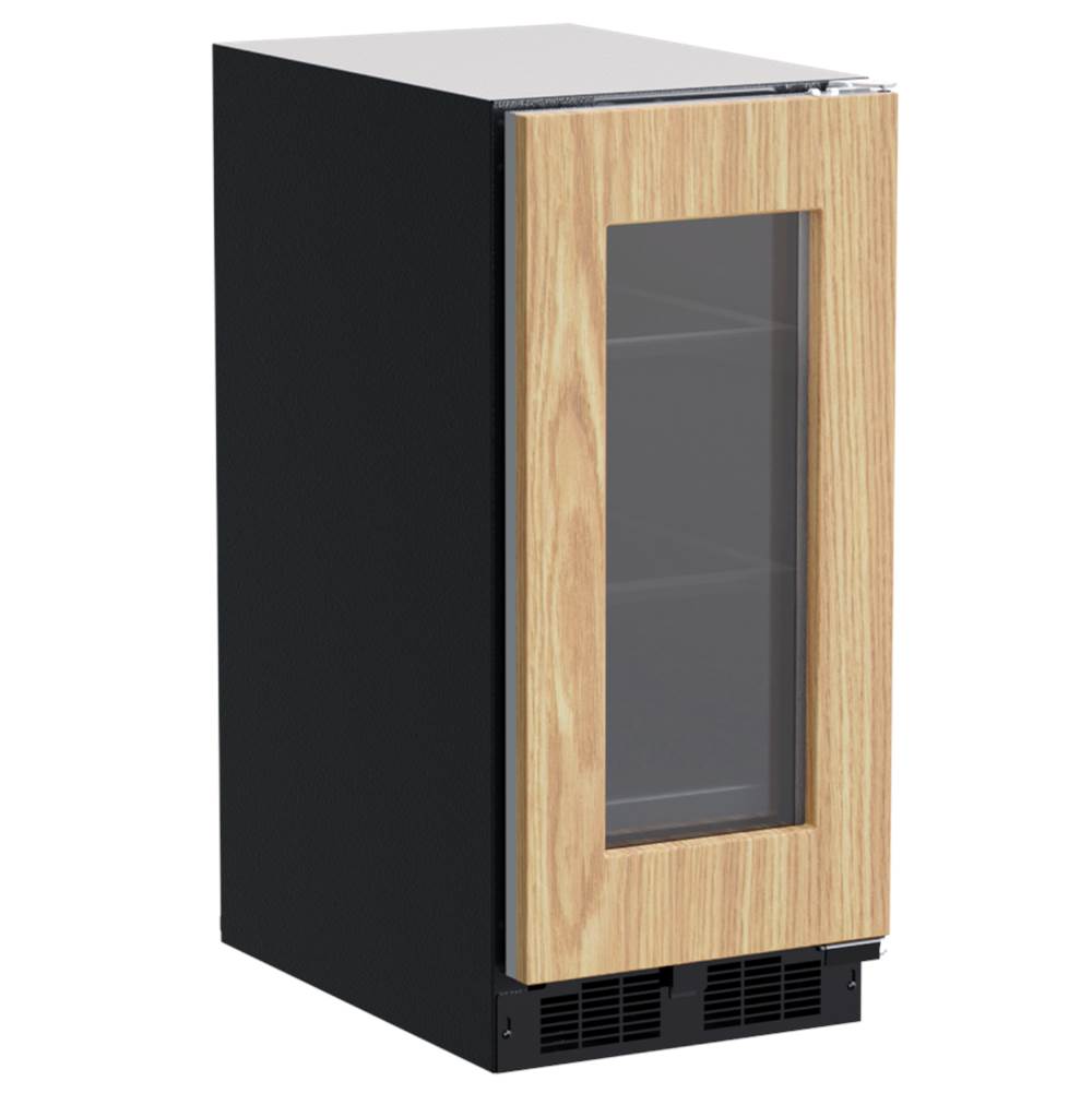 Marvel - 15'' Marvel Refrigerator, Panel Ready,Glass Door, Reversible Door