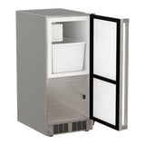 15'' Outdoor Crescent Ice Machine, Stainless Steel, Solid Door, Reversible Door